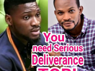 #BBNaija housemate, Tobi Bakre needs serious deliverance from his female housemates, Ceec and Alex- actor Uche Maduagwu says