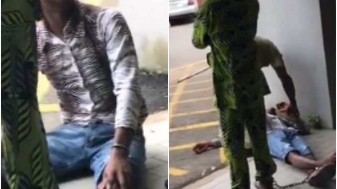 Photos: Suspected armed robber tries to commit suicide moments after judge sentenced him to death in Edo