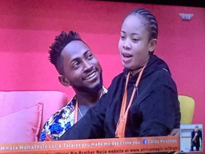 BBNaija: Miracle and Nina address their relationship status, Nina says she will go back to Collin if he will have her back