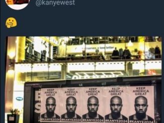 Kanye West campaign posters appearing all over New York City, Chicago and Los Angeles with the hashtag #Kanye2024 (Photos)