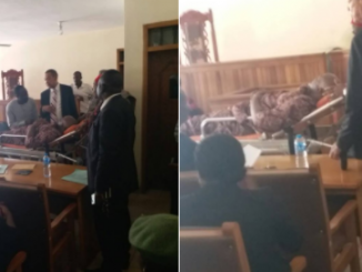 Ben Bruce reacts to Dino Melaye's re-arrest, shares photos of Dino being arraigned in court today on a stretcher