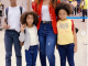 Regina Daniels jets out with her stepchildren for vacation (Photos)