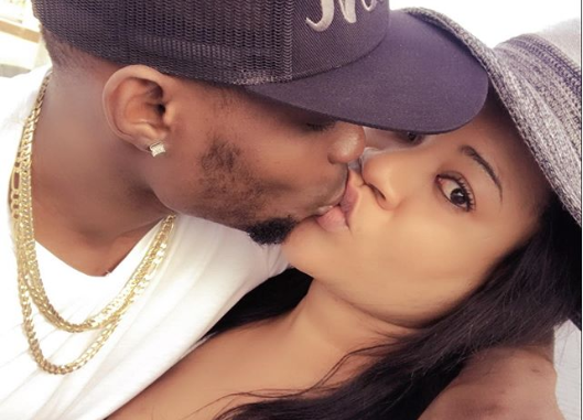 Nkechi Blessing Sunday celebrates her boyfriend's birthday with kissing photo, sends warning to ladies to stay off her man