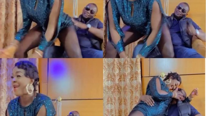 Actress ChaCha Eke-Faani's husband taps her butt as she twerks for him in new video