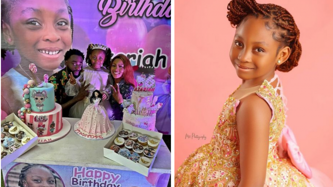 Osas Ighodaro and Gbenro Ajibade celebrate their daughter, Azariah as she turns 6