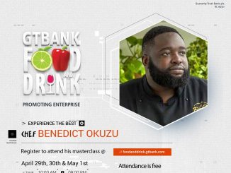 Chef Benedict is bringing his Italian art to the 2018 GTBank Food and Drink Fair