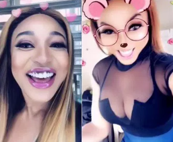 'My body be speaking in tongues' - Tonto Dikeh says as she shows off her cleavage and shower praises on her plastic surgeon