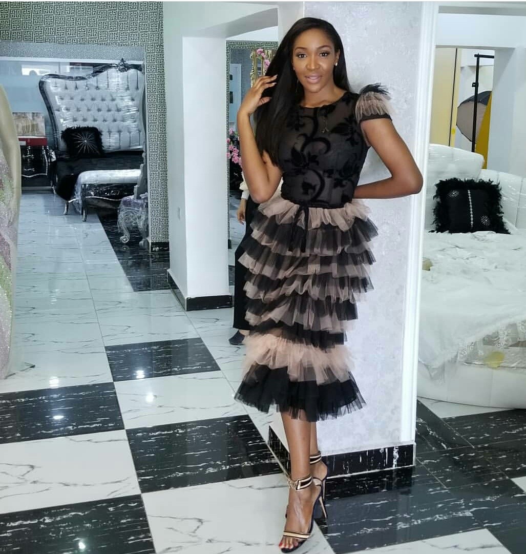 Idia Aisien looking elegant in Trish 'O' Couture at the Henessey VSOP's 200th Anniversary