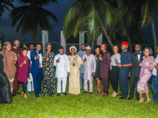 Vice President Yemi Osinbajo hosts Nigerian entertainers in Lagos (photos)