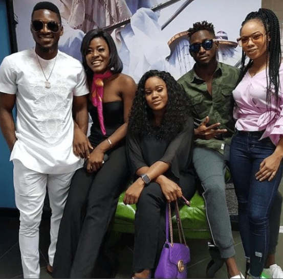 Photo of the day: Big Brother Naija finalists spotted in Lagos this morning