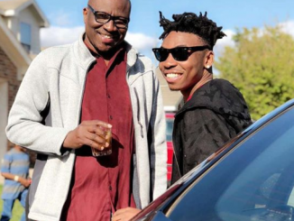 Photo: Mayorkun re-unites with his dad after two years of not seeing him...