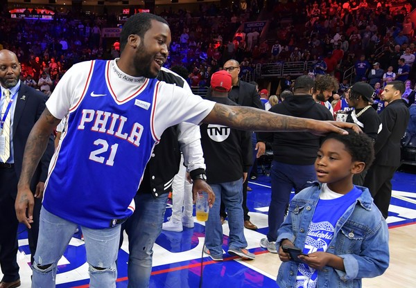 Meek Mill reunites with his son after his release from Prison.(Photos)
