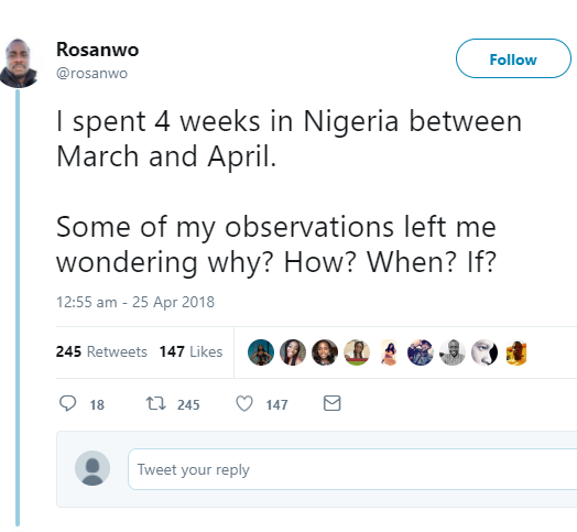 Man narrates his experience in Nigeria as regards the way women are treated in the country