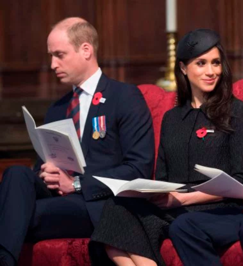 Prince William caught dozing off in church during Anzac Day service (photos/video)