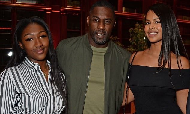 Idris Elba parties with his daughter Isan, and fiancée Sabrina at Formula E bash (Photos)