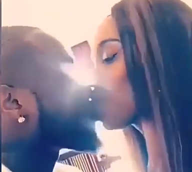 Davido and his girlfriend, Chioma lock lips in deep passionate kiss (video)