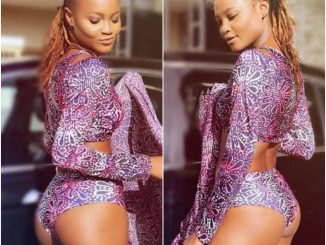 Ex-#BBNaija housemate, Marvis, shows off her ass in sexy swimwear photos