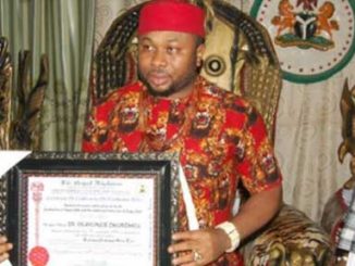 Tonto’s EX Olakunle Churchill Crowned ‘Ezinwa Chukwu Mere Eze’ In Enugu