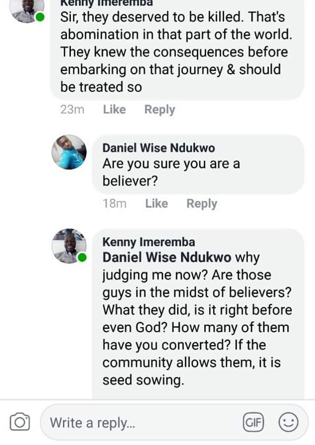 \'No gay deserves to die\' - Pastor Awuzie replies man who said the gay men caught deserve to be killed