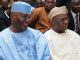 Photos: Obasanjo, Atiku all smiles at a function in Lagos