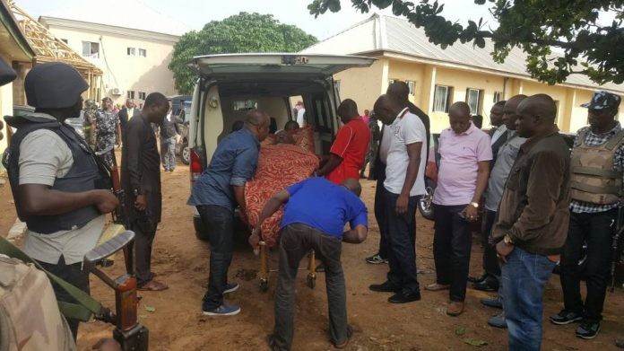 Dino Melaye arrives Kogi state in ambulance, to be arraigned in court today