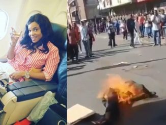 #Xenophobia: Iyabo Ojo reacts to video of South Africans burning a Nigerian alive