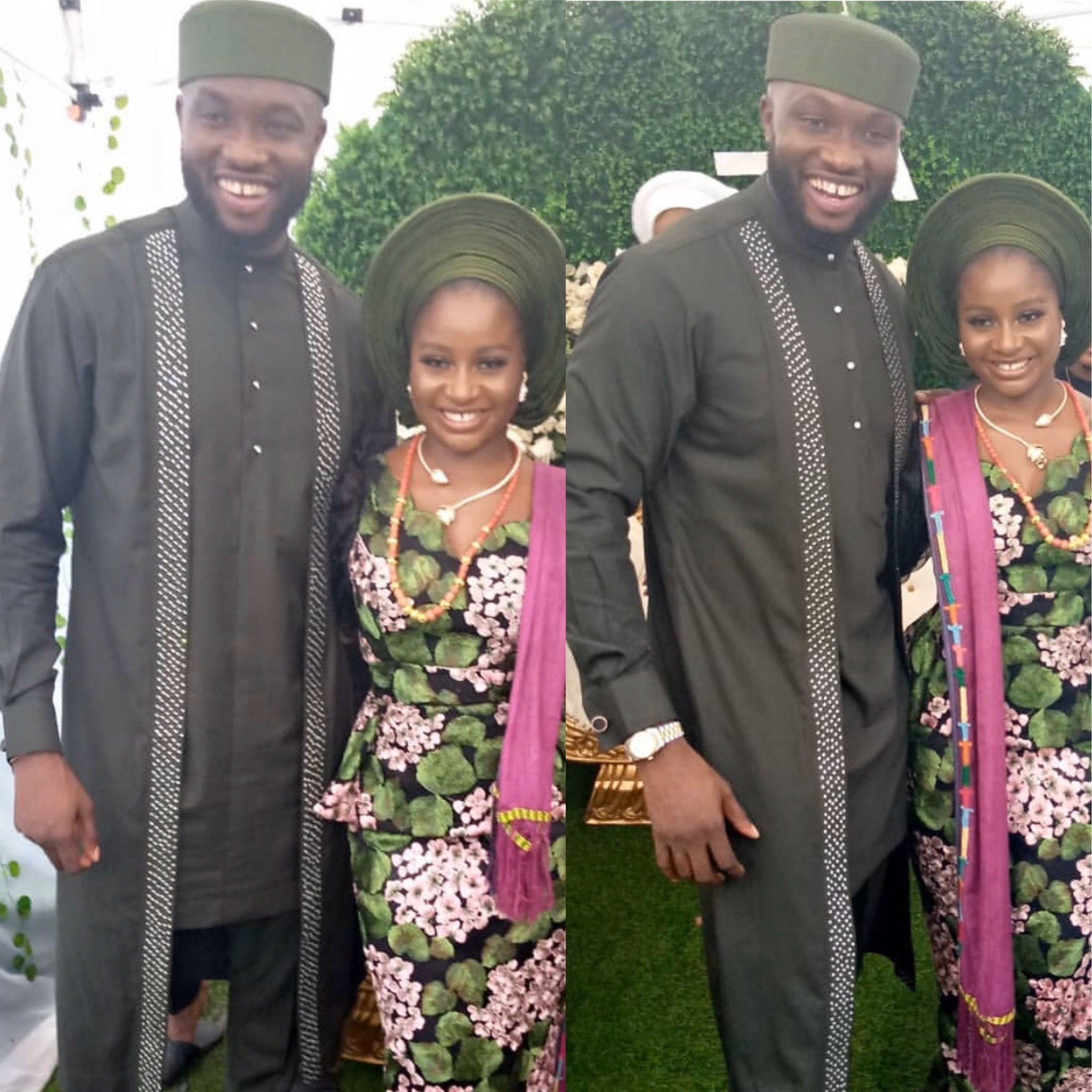 Photos from the wedding introduction of Mr Nigeria 2014 Emmanuel Ikubese & Anita 'Brows' Adetoye