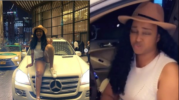 Actress Etinosa gets car gift after replying a DM