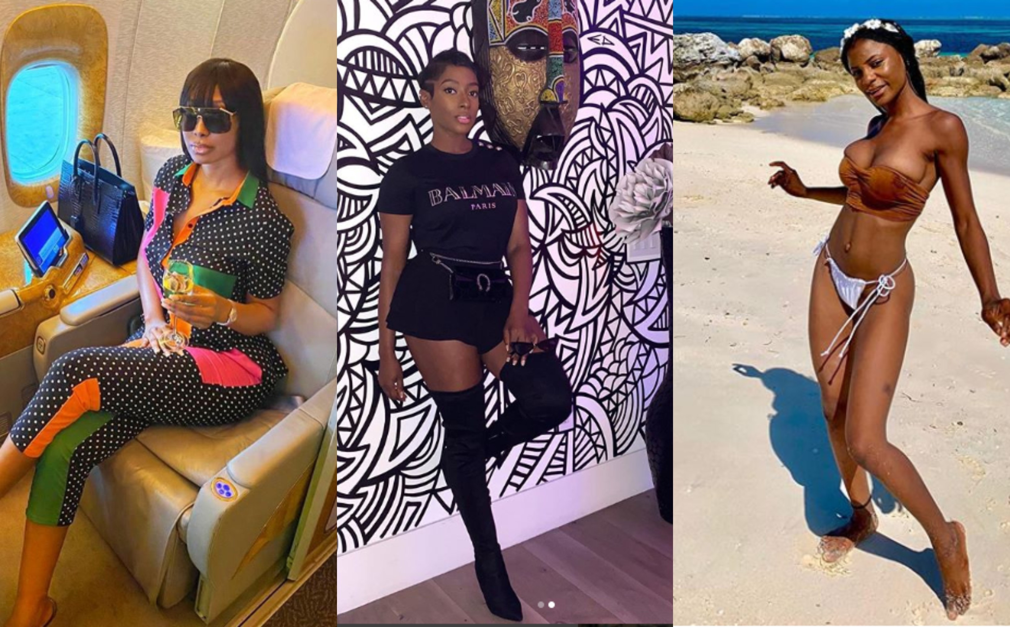 Socialites Diane and Sophia Egbueje drag actress Dorcas Fapson; claim she borrowed things from them to show off on Instagram