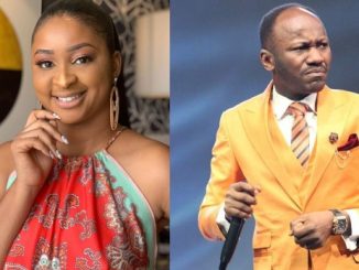 Etinosa apologizes to Apostle Suleiman after attacking him over his comment about bleaching