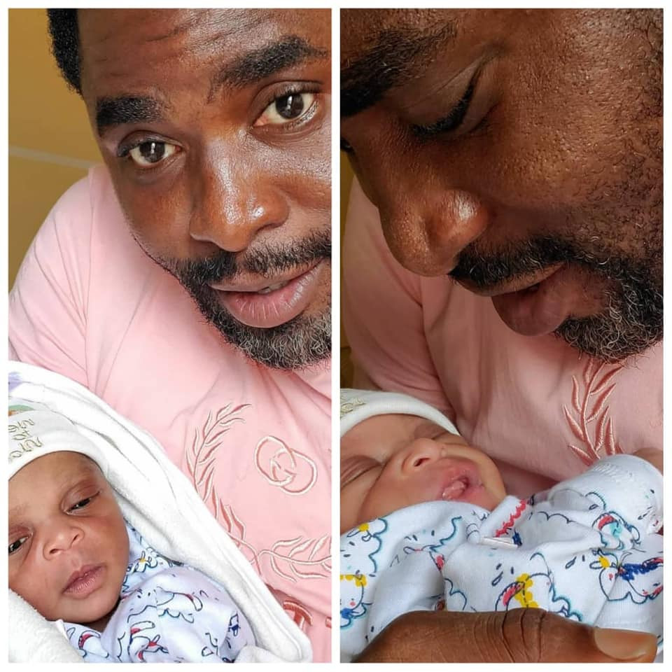 Actor Ibrahim Chatta welcomes baby girl with wife, Olaide Aisha