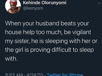 "When your husband beats your house help too much, he is sleeping with her" Actress Kehinde Olorunyomi warns