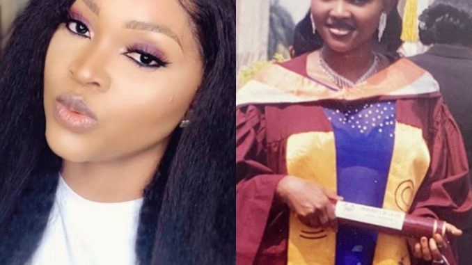 Mercy Aigbe shares throwback photo of her University graduation day