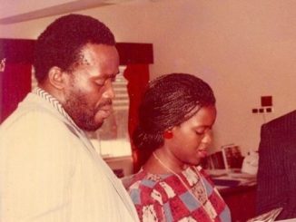 Throwback photo of Olu Jacobs and wife Joke Silva as a young couple