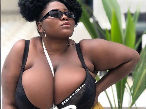 Nigerian plus-size model, Monalisa Stephen reveals plans to enhance her already massive boobs to make them bigger
