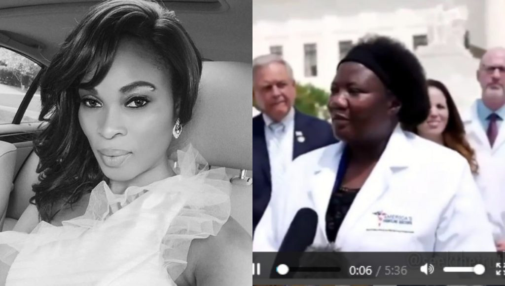 Georgina Onuoha reacts after being called out for not supporting Nigerian-trained doctor, Stella Immanuel who has insisted that hydroxychloroquine cures COVID-19