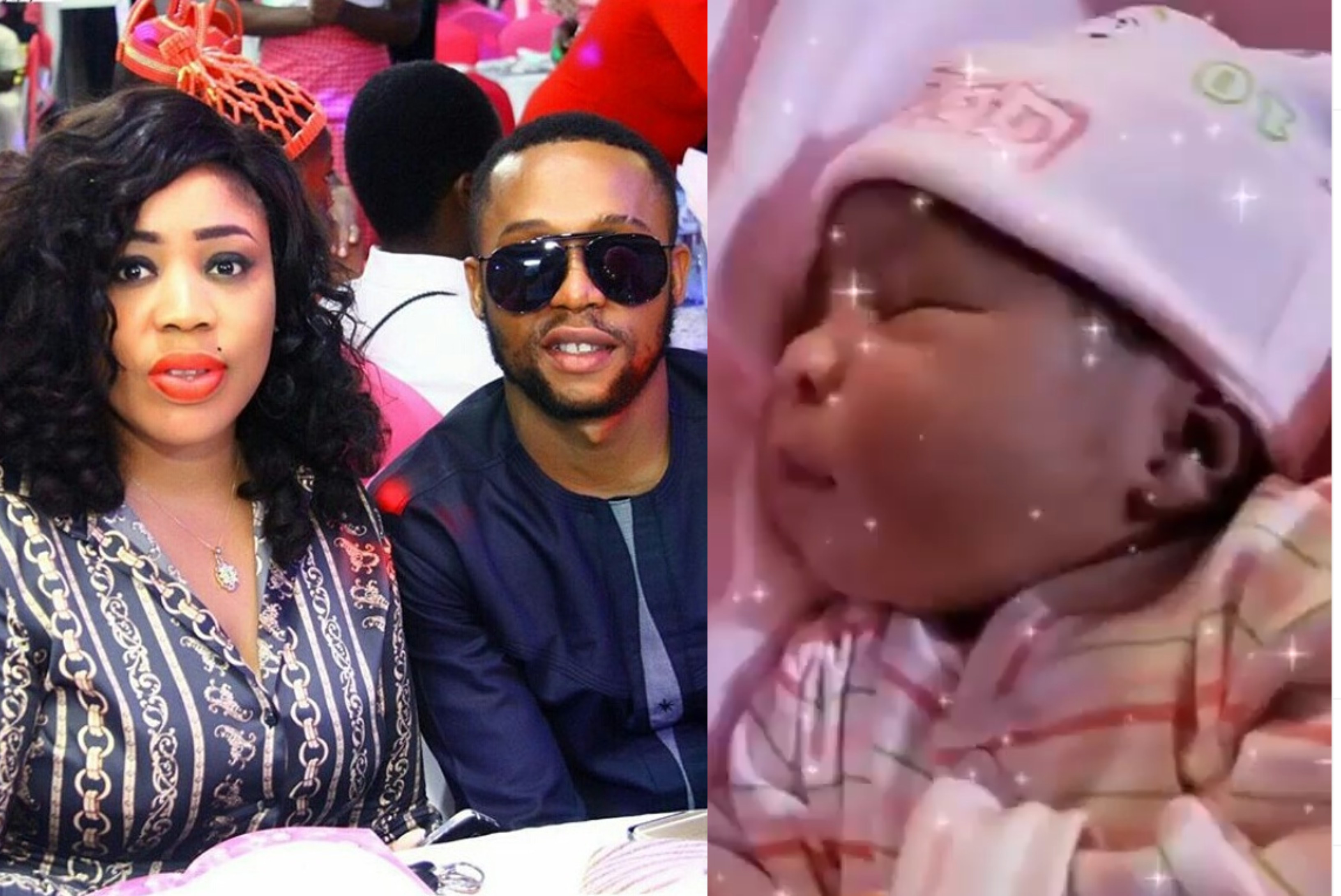 Actor Sunkanmi Omobolanle and his wife welcome a baby