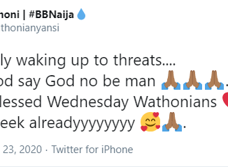 I’m constantly waking up to threats — ex-BBNaija lockdown housemate, Wathoni, says