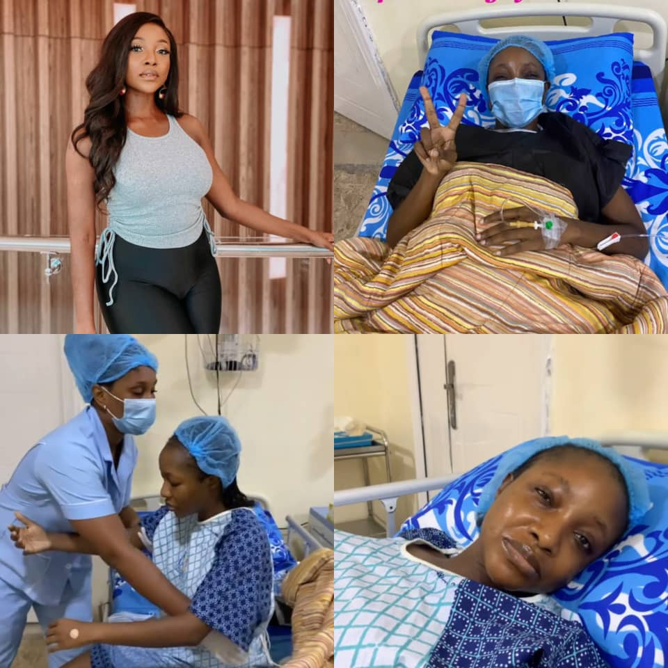Actress Ini Dima-Okojie undergoes Fibroid surgery, shares her struggle with the ailment (video)