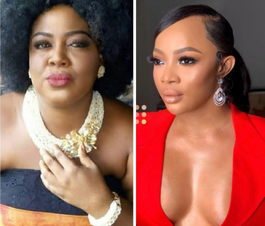 "A woman that has money without a man by her side as husband is worth nothing" Actress Uche Ebere shades Toke Makinwa after she tweeted about craving love