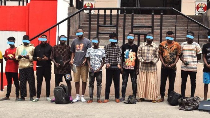 13 suspected Internet fraudsters arrested in Abuja