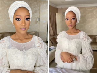 Yusuf Buhari's fiancé, Zahra Bayero looks gorgeous in white for a premarital coaching session (video)