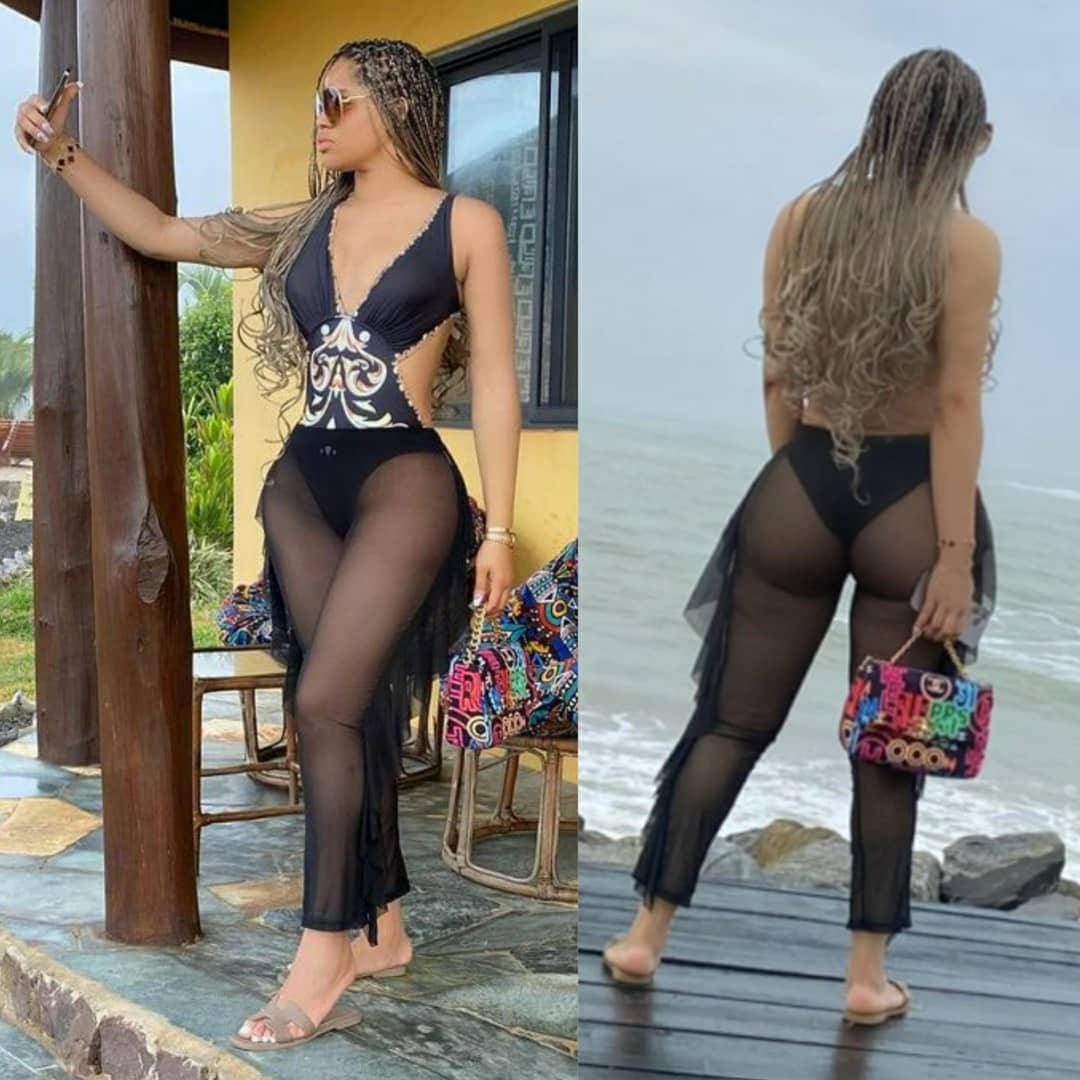 Ex-beauty queen, Iheoma Emenike, flaunts her curves in sexy swimwear photos