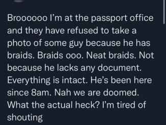 Immigration officers refuse to attend to a man for having braids