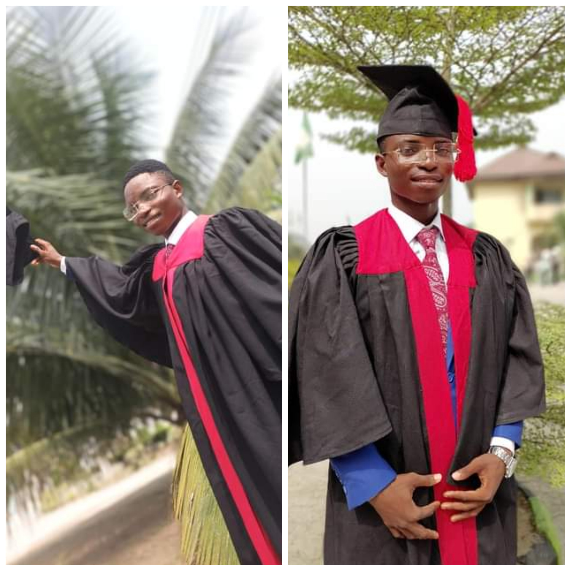Young boy graduates as one of Akwa Ibom top students, gains admission into university to study Engineering 8 years after he was accused of being a witch