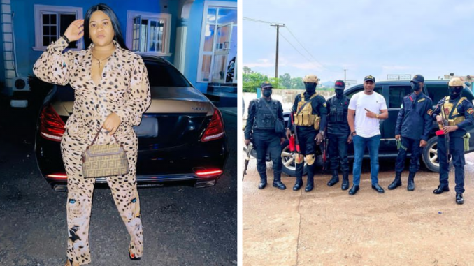 Real politicians stormed Ekiti with their own cars and CTU not rented cars and escorts - Actress Nkechi Blessing Sunday takes a dig at her ex-lover