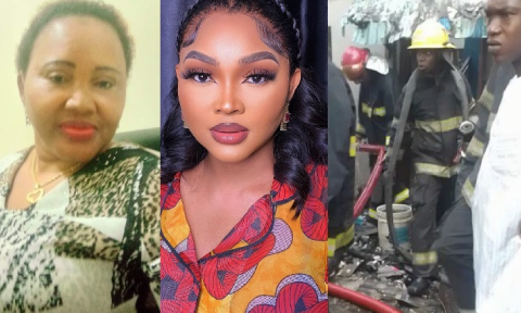 Actress Mercy Aigbe’s Sister Sets Her Mother's House On Fire