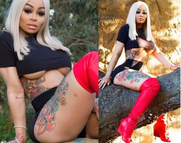 Blac Chyna shows off massive underboobs in new racy photos