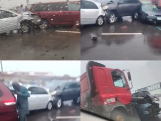 Multiple car accident along Lagos-Ibadan expressway (video)