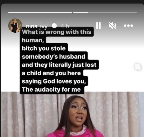 You're claiming God loves you after stealing someone's husband - BBNaija's Nina tackles Yul Edochie's second wife, Judy